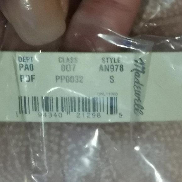 Madewell silk top bnwt size S - Picture 3 of 4